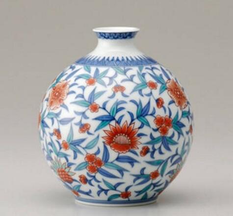 日本彩繪瓷器，彩繪圖片