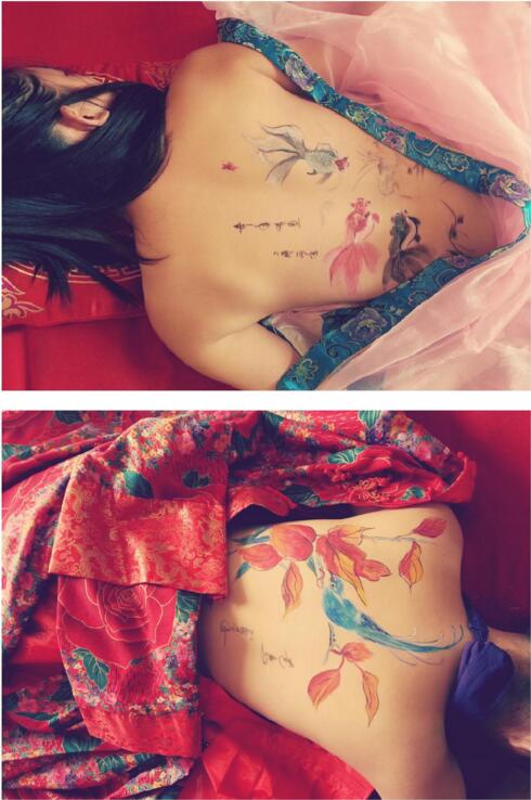 福連文苑人體彩繪，彩繪藝術(shù)