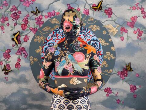 創(chuàng)意人體彩繪，彩繪藝術(shù)