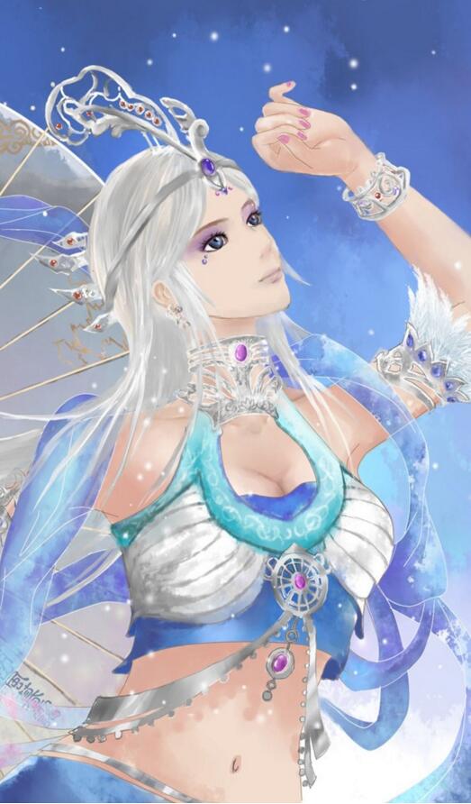 福連文苑國(guó)漫《秦時(shí)明月》雪女古風(fēng)圖片