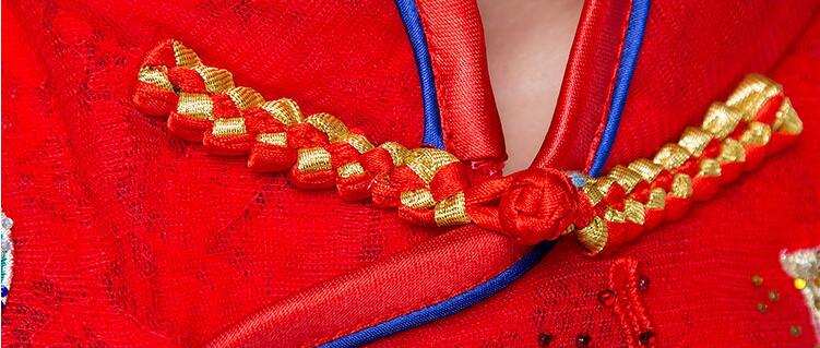 福連文苑刺繡中式婚紗中式禮服圖片