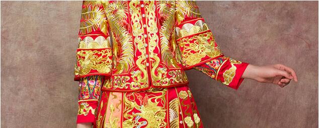 中式新娘服福連文苑嫁衣中式禮服圖片