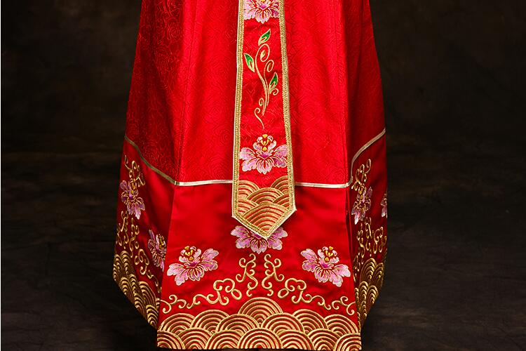 福連文苑秀禾服新娘禮服中式婚禮禮服