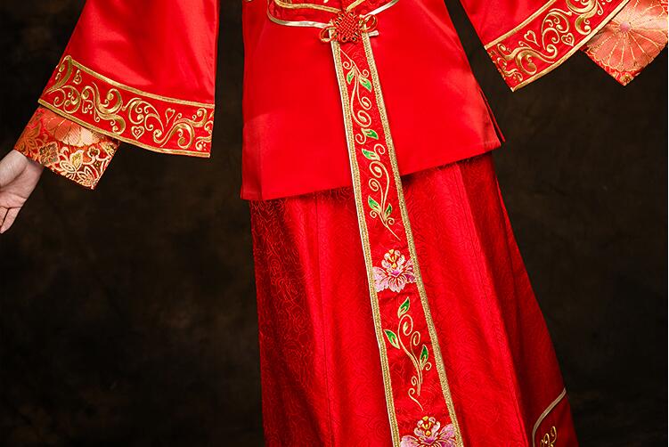 福連文苑秀禾服新娘禮服中式婚禮禮服