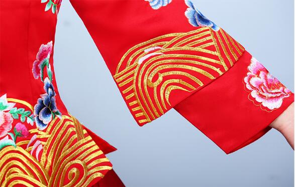 福連文苑龍鳳褂嫁衣中式婚禮禮服