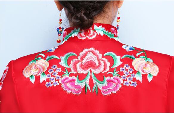 福連文苑龍鳳褂嫁衣中式婚禮禮服