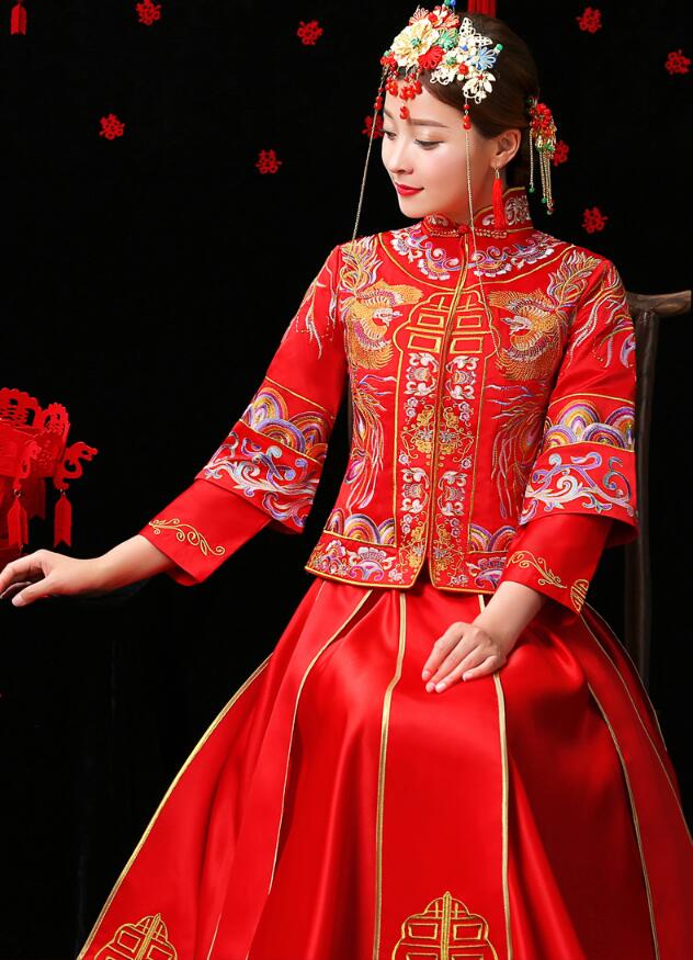 福連文苑秀禾服嫁衣中式婚禮禮服