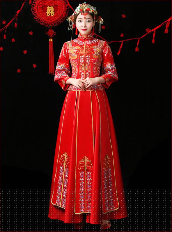 福連文苑秀禾服嫁衣中式婚禮禮服