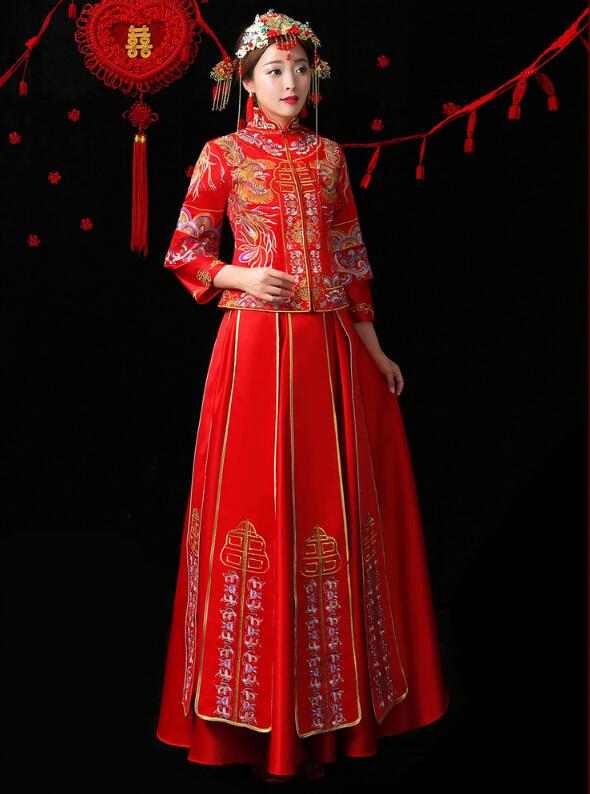 福連文苑秀禾服嫁衣中式婚禮禮服