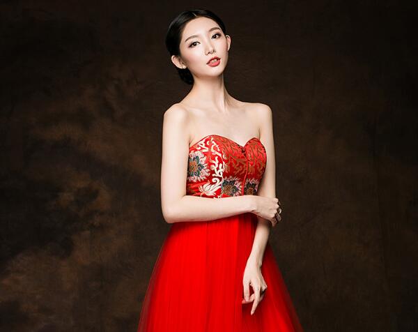 福連文苑古典禮服中式婚禮禮服