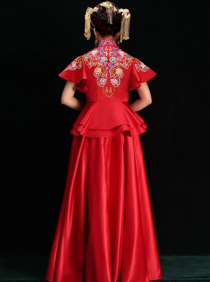 福連文苑新娘禮服中式婚禮禮服