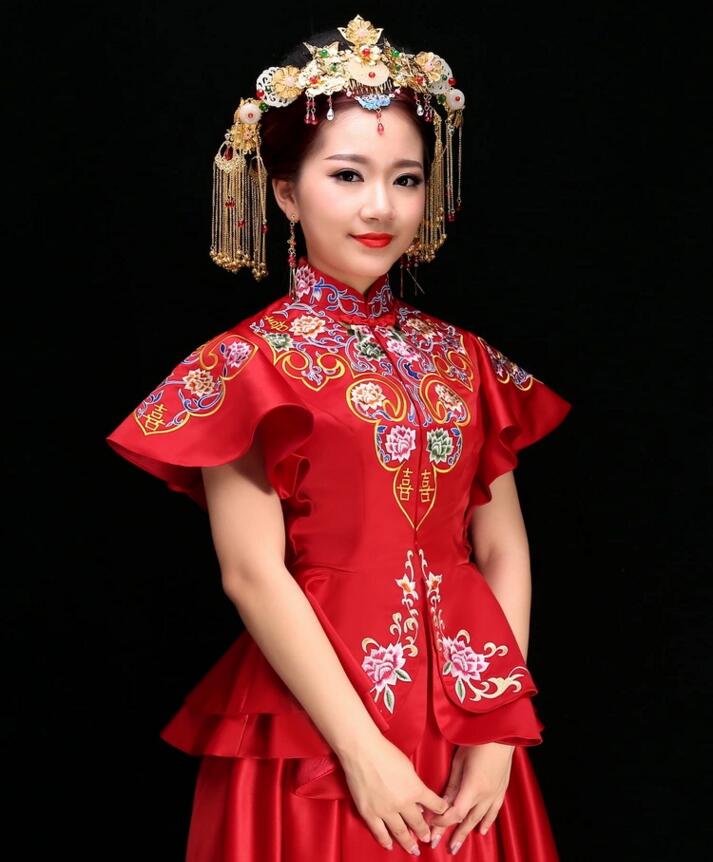 福連文苑新娘禮服中式婚禮禮服