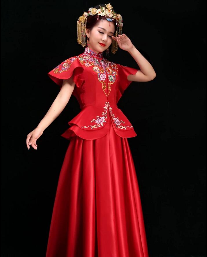 福連文苑新娘禮服中式婚禮禮服