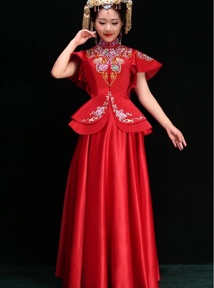 福連文苑新娘禮服中式婚禮禮服