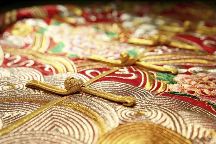 芙蓉彩鳳刺繡福連文苑嫁衣中式禮服