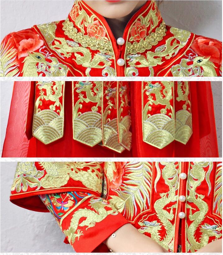 福連文苑新娘嫁衣中式禮服