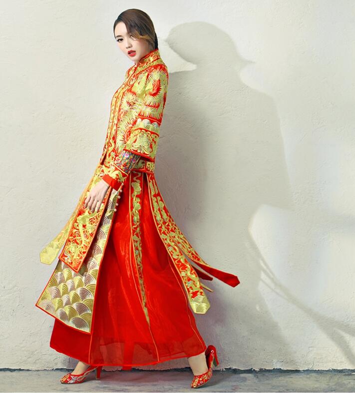 福連文苑新娘嫁衣中式禮服