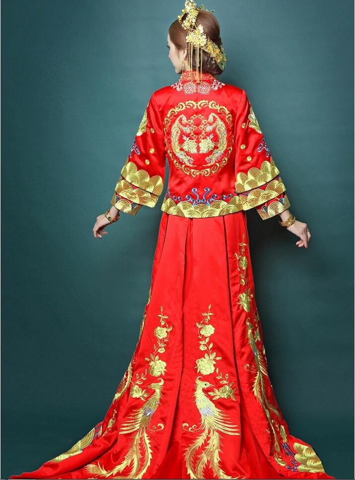 福連文苑龍鳳褂中式禮服圖片