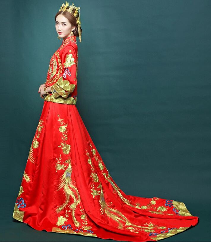 福連文苑龍鳳褂中式禮服圖片