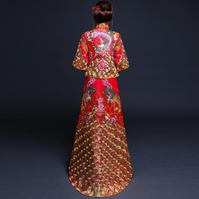 福連文苑刺繡秀禾服中式禮服