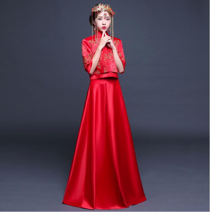 福連文苑秀禾服新娘嫁衣中式禮服