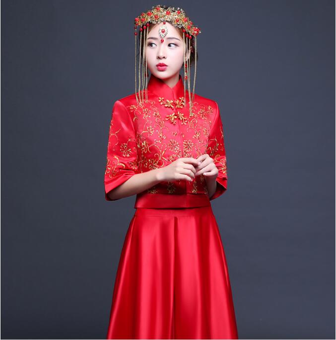 福連文苑秀禾服新娘嫁衣中式禮服