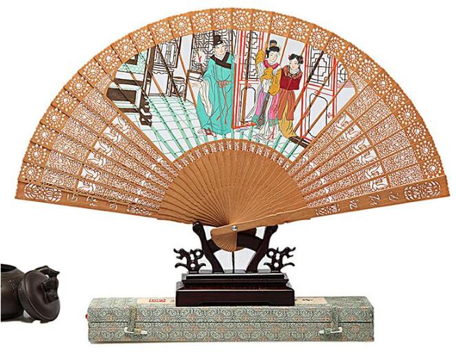 福連文苑檀香山和風(fēng)工藝折扇