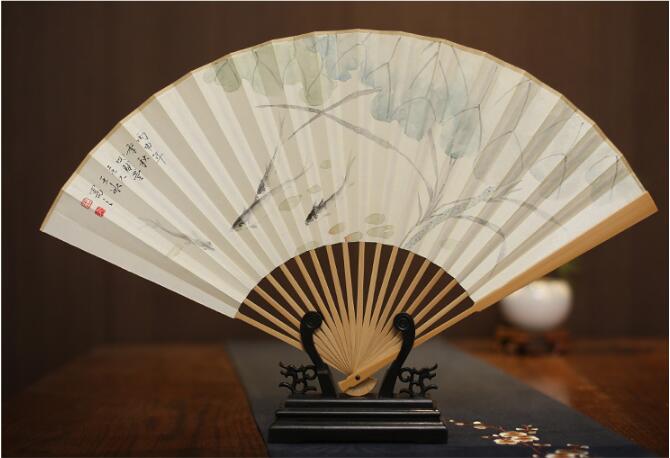 福連文苑玉竹折扇圖片
