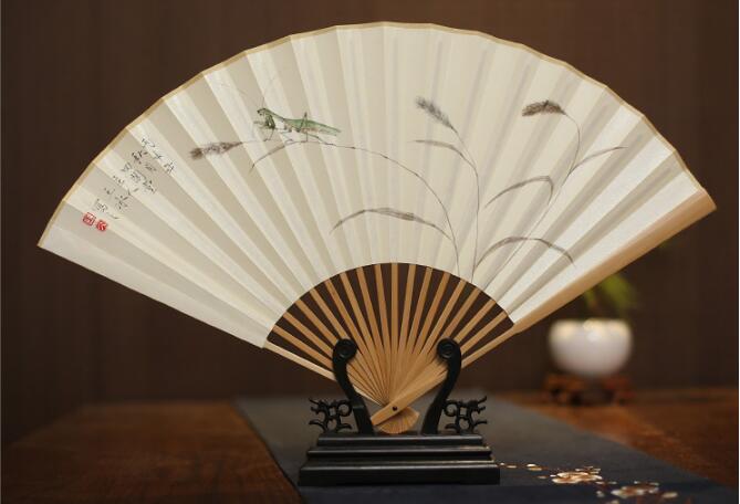 福連文苑玉竹折扇圖片