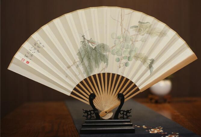 福連文苑玉竹折扇圖片