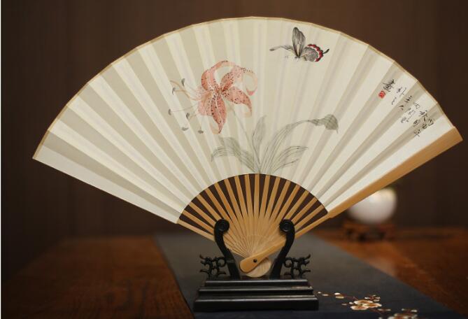 福連文苑玉竹折扇圖片
