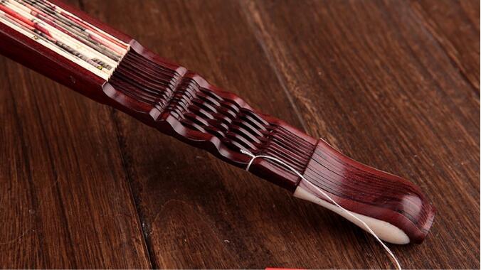 福連文苑紅木手繪折扇圖片