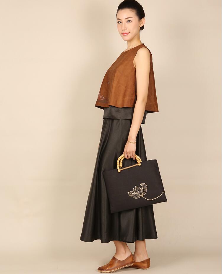 福連文苑中式背心女士唐裝