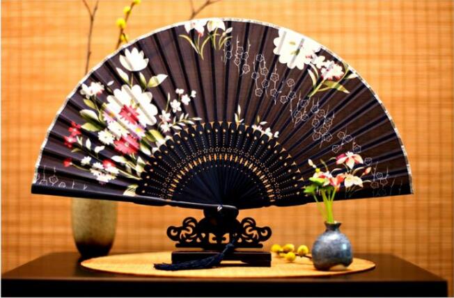 福連文苑真絲絲綢工藝折扇