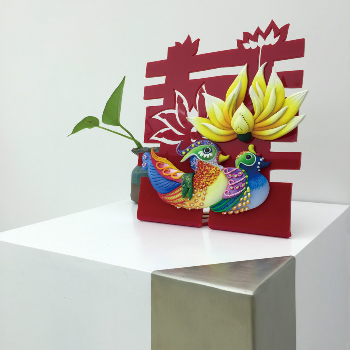 福連文苑雙喜陶瓷圖片