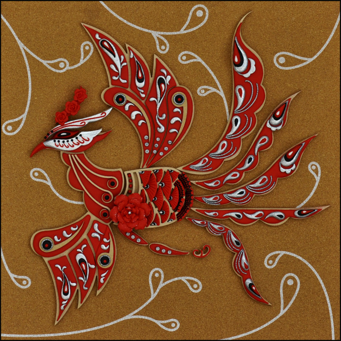 福連文苑鳳舞九天陶瓷圖片