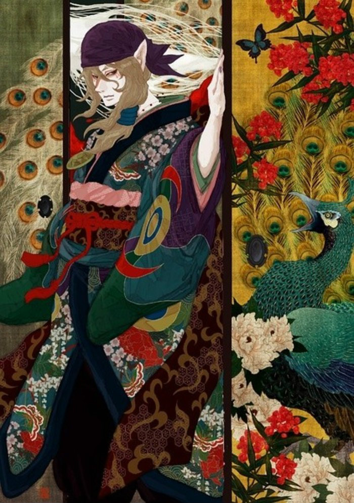 古風(fēng)動(dòng)漫《怪化貓》壁紙圖片