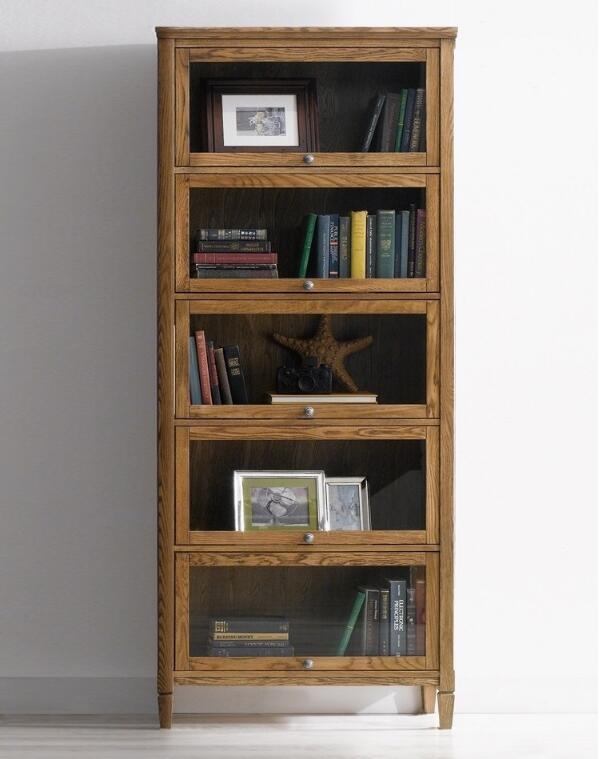 福連文苑水曲柳中式柜子書(shū)架