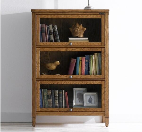 福連文苑水曲柳中式柜子書(shū)架