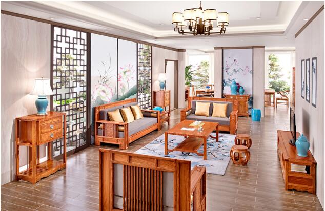 花梨木家具，中式實木玄關柜子