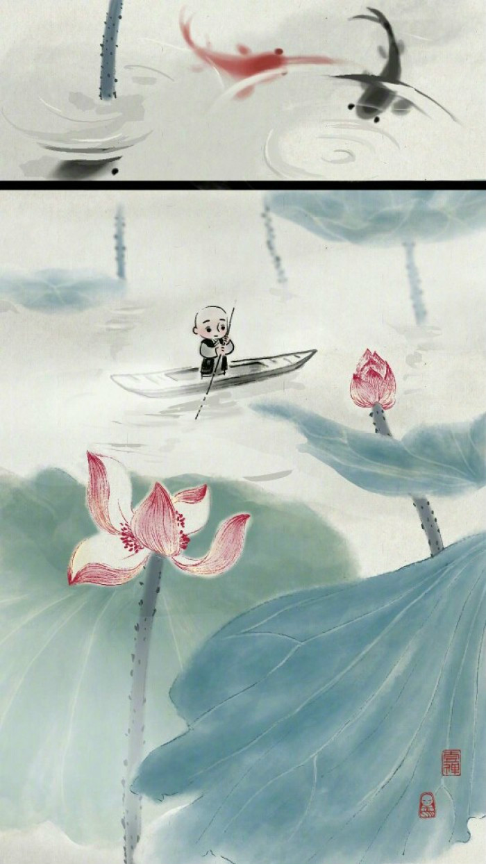 古風(fēng)動(dòng)漫《一禪小和尚》古風(fēng)壁紙