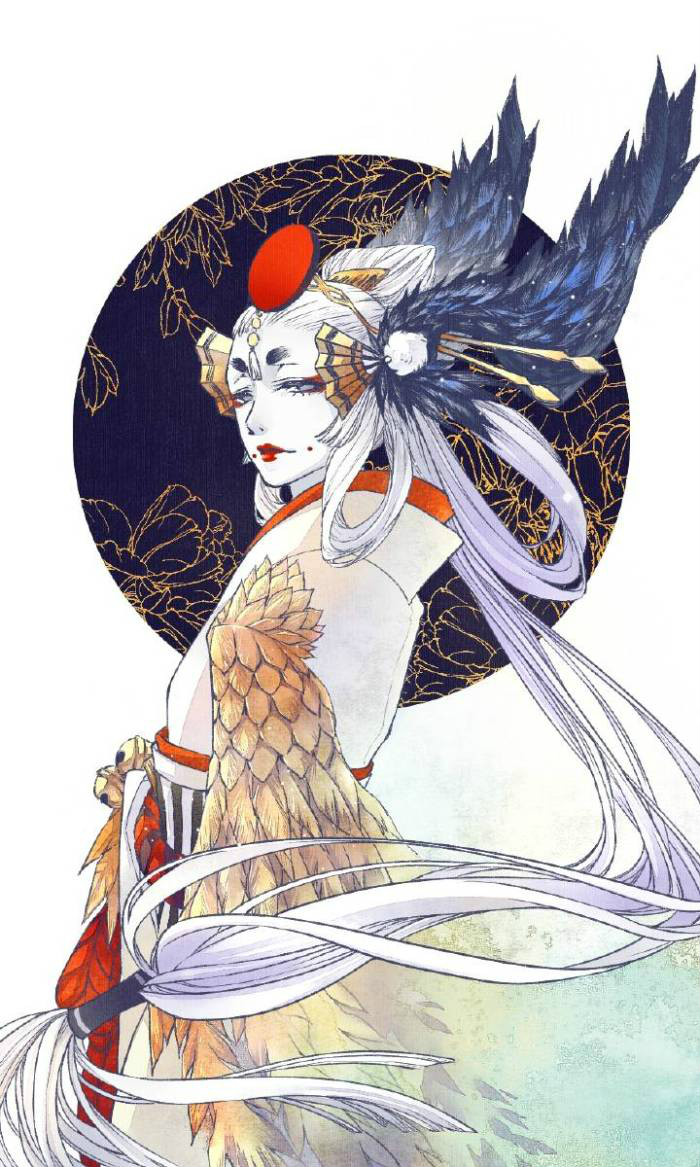 陰陽師姑獲鳥古風(fēng)圖片壁紙