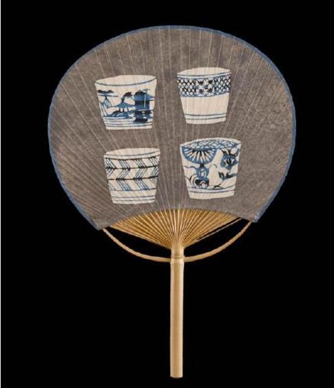 福連文苑清雅別致團扇圖片