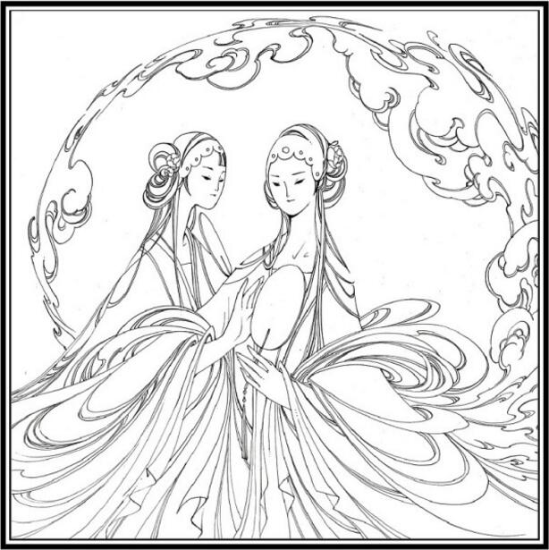 白蛇傳的故事，白蛇傳繪本插畫