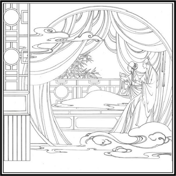 白蛇傳的故事，白蛇傳繪本插畫