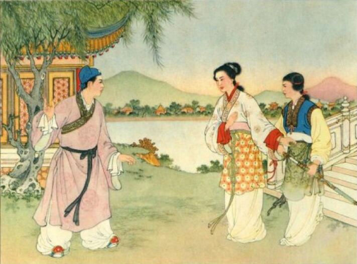 福連文苑白蛇傳奇，白蛇傳繪本插畫