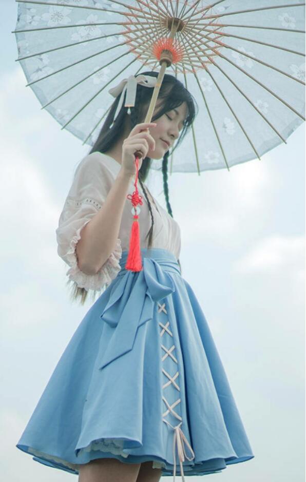 徐嬌漢服古裝圖片，福連文苑圖片