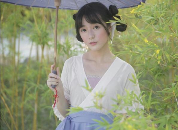 徐嬌漢服古裝圖片，福連文苑圖片