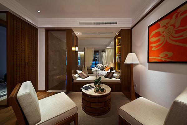 新中式裝修設(shè)計(jì)，會舍圖（一）