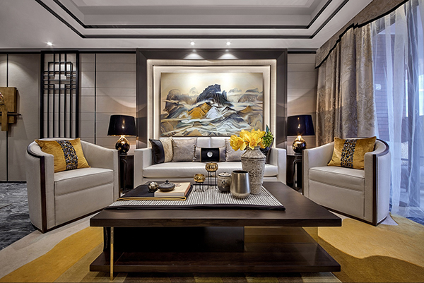 新中式裝修設(shè)計，會舍圖（二）